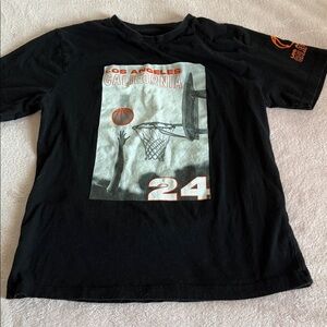 Eighty Eight Black and Orange Kids Short Sleeve Tee